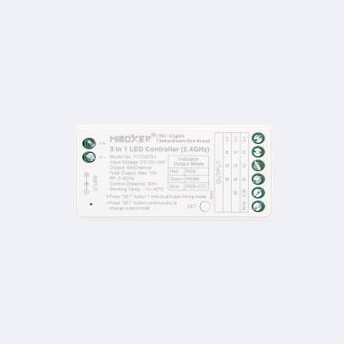 12/24V DC RGB/RGBW LED Dimmer Controller MiBoxer FUT037S+