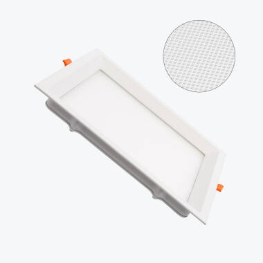 Slim Square 20W UGR17 LIFUD LED Panel with Selectable CCT 200x200mm Cut-Out