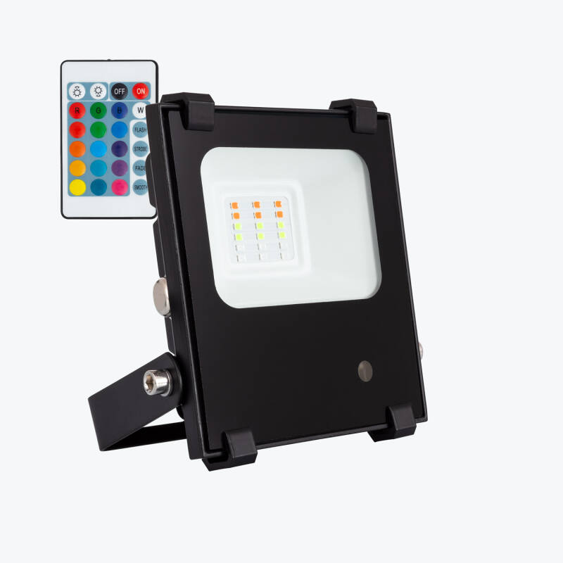 Image of 10W Dimmable RGB LED Floodlight 1350lm PRO