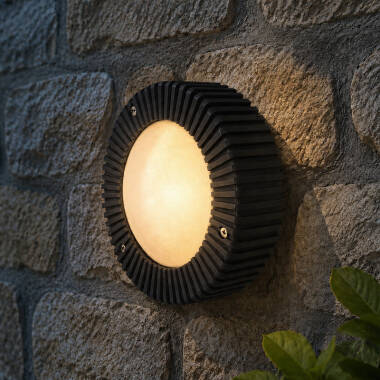 Image of Edit Coastal Cowrie Outdoor Flush Wall Light