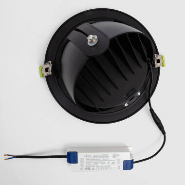 Image of Lyco Scoop Black Downlight Ø200mm Cut-Out