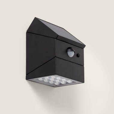 Suri Twist 2.5W Solar LED Wall Light with PIR Sensor