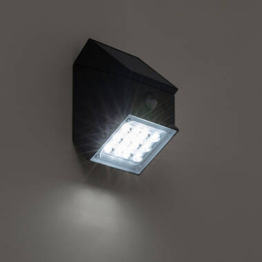Image of Suri Twist 2.5W Solar LED Wall Light with PIR Sensor