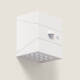 Image of Suri Twist 2.5W Solar LED Wall Light with PIR Sensor