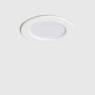 Round Waterproof 8W Warm White LED Downlight IP65 Cutout 75mm