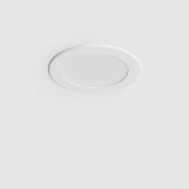 Image of Round 10W Warm White LED Downlight IP44 Cutout 88mm
