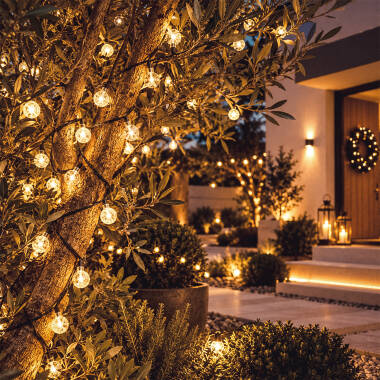 Image of Suri Warm White Solar LED Multi-Function String Lights
