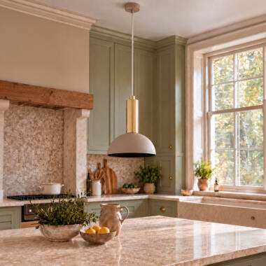 Image of Edit Vitrum Gold Ceiling Pendant Light