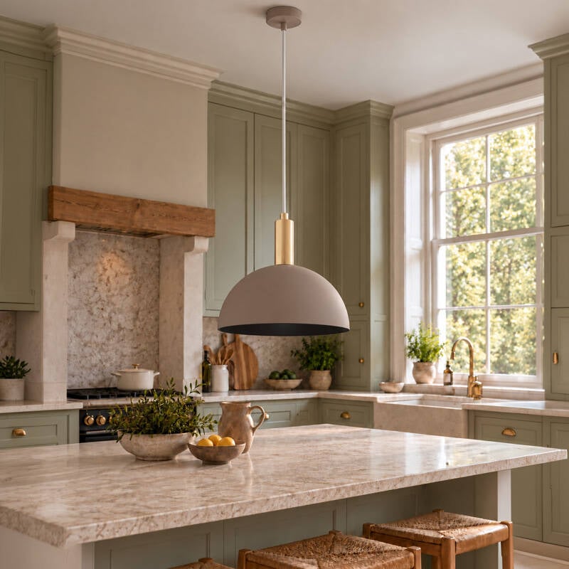 Image of Edit Vitrum Gold Ceiling Pendant Light