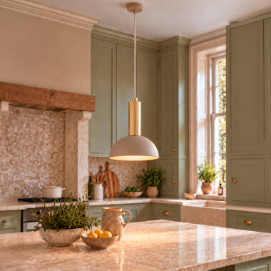 Image of Edit Vitrum Gold Ceiling Pendant Light