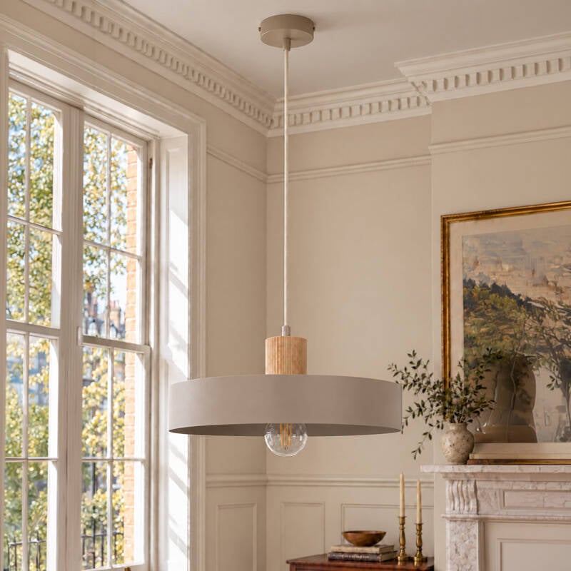 Image of Edit Rif Wood Ceiling Pendant Light