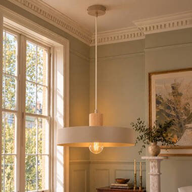 Image of Edit Rif Wood Ceiling Pendant Light