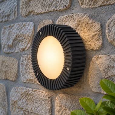 Image of Edit Coastal Cowrie Outdoor Flush Wall Light