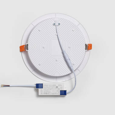 Image of Aero Round 30W Cool White 4000K COB LED Fixed Downlight Cutout 200mm with LIFUD Driver