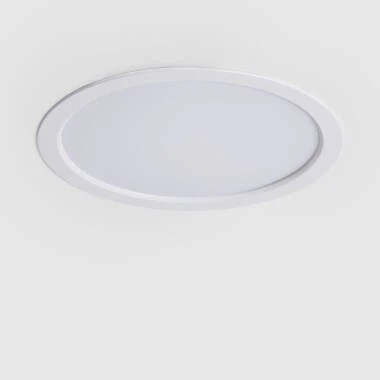 Aero Round 30W Cool White 4000K COB LED Fixed Downlight Cutout 200mm with LIFUD Driver