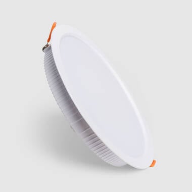 Image of Aero Round 24W Cool White 4000K COB LED Fixed Downlight Cutout 200mm with LIFUD Driver