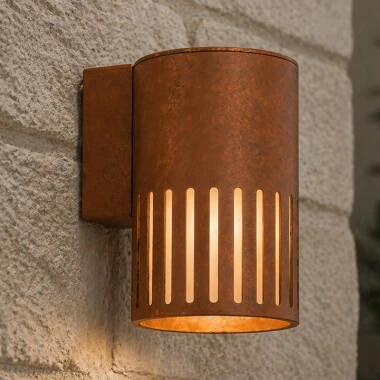 Westport Coastal Rusty Glow Outdoor Wall Light