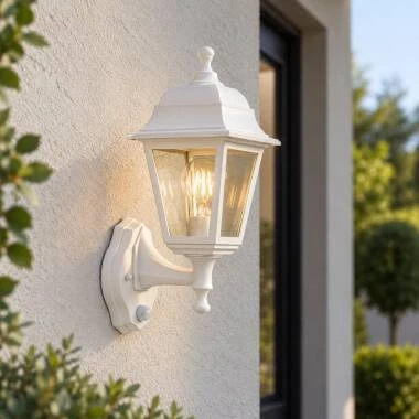 Edit Mini Villa Outdoor Lantern Wall Light with PIR Sensor