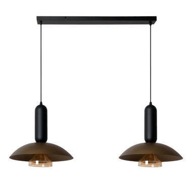 Image of Lucide Grantham 2 Light Bar Ceiling Pendant Light