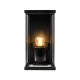 Image of Edit Halo Half Lantern Outdoor Wall Light