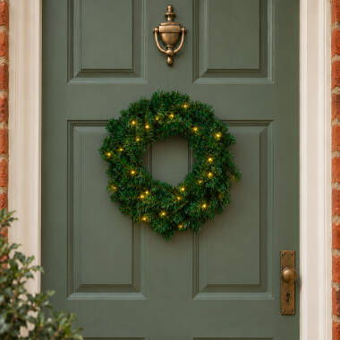 Image of Sirius Anton Battery Operated LED Outdoor Christmas Wreath