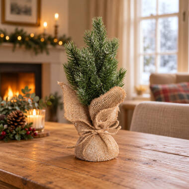 Image of Edit Pine Battery Operated LED Christmas Tree