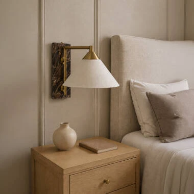 Westport Studio Marble Effect Wall Light