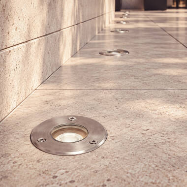 3W Warm White LED Recessed Ground Light IP67