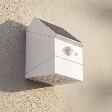 Image of Suri Twist 2.5W Solar LED Wall Light with PIR Sensor