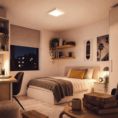 Image of 24W Square 5000K LED Flush Ceiling Light 300x300 mm