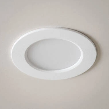 Aero Round 6W Cool White 4000K COB LED Fixed Downlight Cutout 80mm with LIFUD Driver