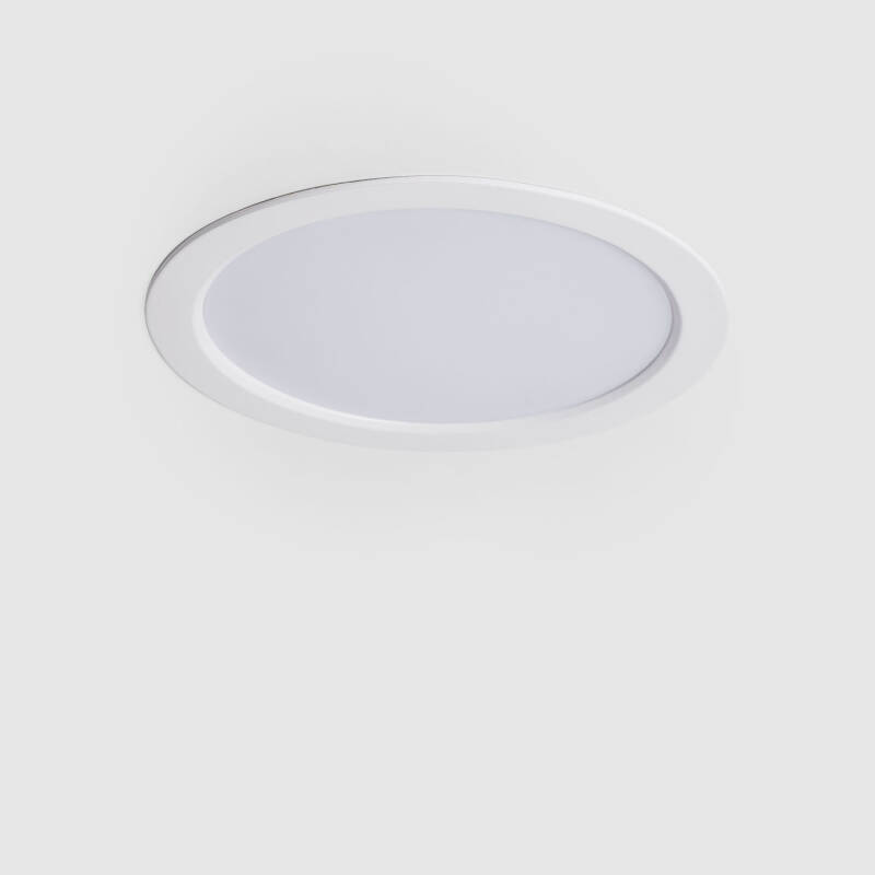 Image of Round 18W Cool White 4000K COB LED Fixed Downlight Cutout 150mm with LIFUD Driver