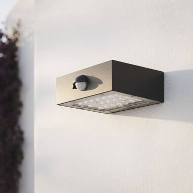 Suri Karl 3W Solar LED Up & Down Wall Light with PIR Sensor