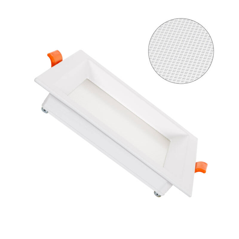 Image of Square Microprismatic Slim UGR17 10W Selectable CCT LIFUD LED Panel 110x110mm Cut-Out