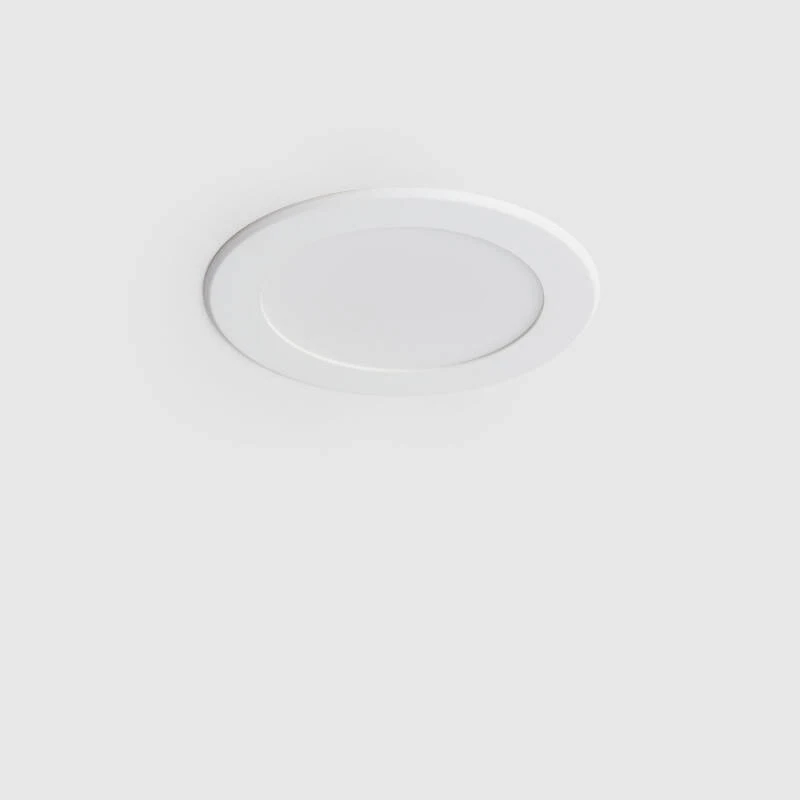 Image of Round 10W Warm White LED Downlight IP44 Cutout 88mm