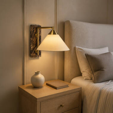 Westport Studio Marble Effect Wall Light