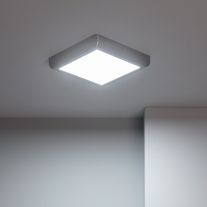 Image of 18W Square LED Flush Ceiling Light 225x225 mm