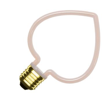 4W Neon Heart Filament LED - Screw Cap