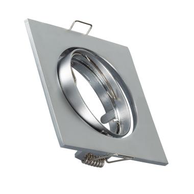Square Tilting Downlight Bezel Cutout 72mm for a GU10/GU5.3 LED Bulb