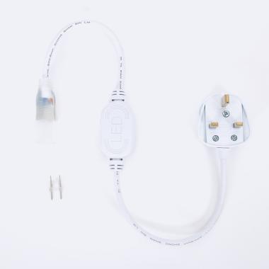 Current Rectifier cable for 220V AC Monochrome 7.5 W/m Neon LED Strip 60 LED/m IP67 Custom Cut every 100cm