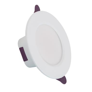 Round Waterproof 8W LED Downlight IP65 Cutout 75mm