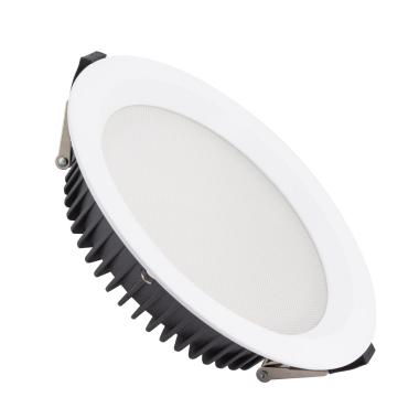 Round Microprismatic Dimmable 1-10V 24W LED Downlight SAMSUNG Aero LIFUD Driver Cutout 200mm