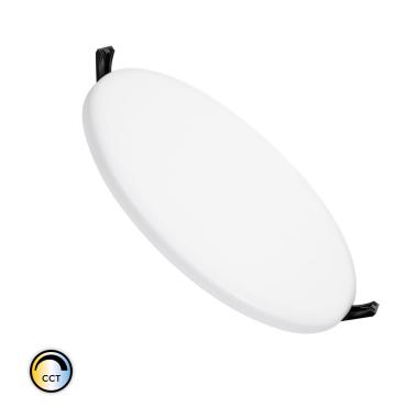 Round Slim 24W UGR19 Selectable CCT LED Surface Panel 200 mm Cut-out IP54