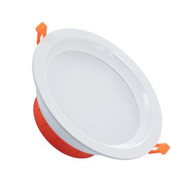 Round 16W LED Downlight New Lux IP44 Cutout 165mm
