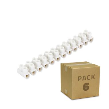 Pack 6 units of 12 Connector blocks for Cable 4mm