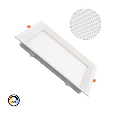 Slim Square 20W UGR17 LIFUD LED Panel with Selectable CCT 200x200mm Cut-Out