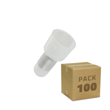 Pack 100 Blind Splice Units for 3mm Cable End Connections
