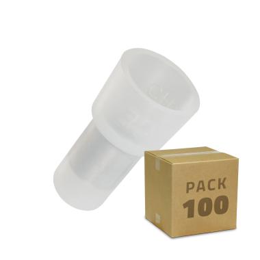 Pack 100 Blind Splice Units for 3mm Cable End Connections