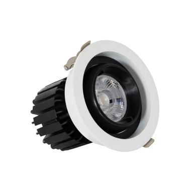 Round Expert Colour 12W COB LED Adjustable Downlight Cutout 100mm
