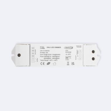 DALI Dimmable Driver for 12 - 24V Monochrome LED Strip with Push Button Compatibility